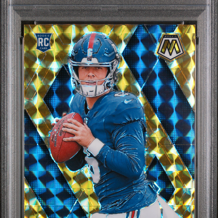 2025 Panini Mosaic Jaxson Dart #362 Reactive Yellow PSA 10