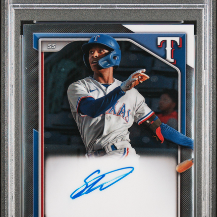2024 Bowman Chrome Prospect Autographs Sebastian Walcott #CPASW PSA 9 Auto