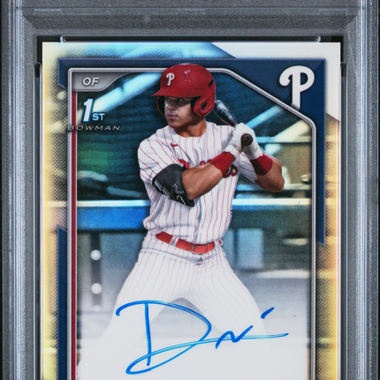 2024 Bowman Draft Chrome Prospect Auto Dante Nori #CPADN Refractor /499 PSA 10