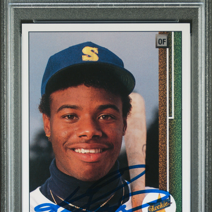 1989 Upper Deck Ken Griffey JR. #1 Star Rookie PSA 9 Auto 10