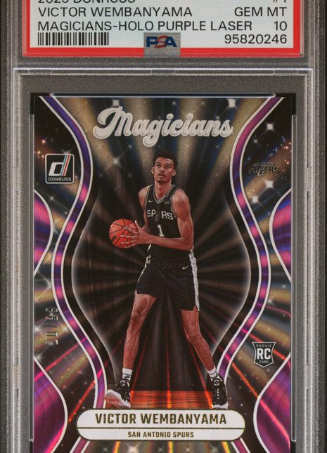 2023 Panini Donruss Magicians Victor Wembanyama #1 PSA 10