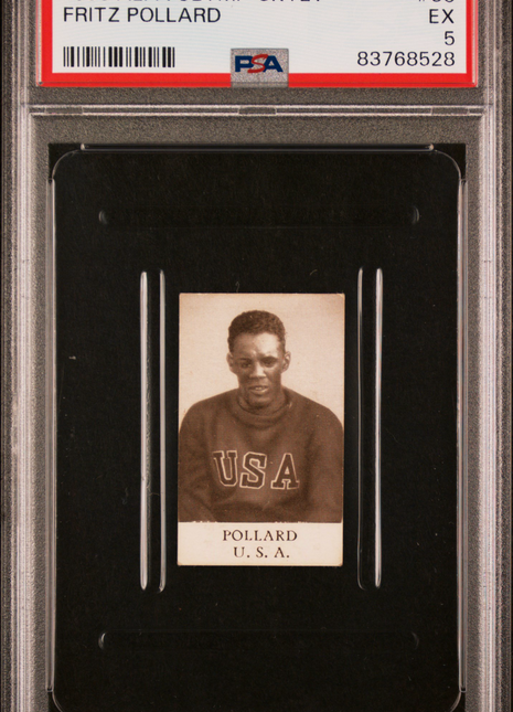 1936 Alfa Olymp-Skylt Fritz Pollard #30 PSA 5
