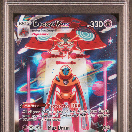 2023 Pokemon Sword And Shield Crown Zenith Deoxys VMAX Fa PSA 10 #GG45