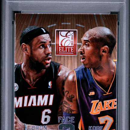 2013 Panini Elite Face 2 Face K. Bryant L. James #2 PSA 10