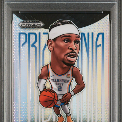 2024 Panini Prizm Black Prizmania Shai Gilgeous-Alexander #9 PSA 9