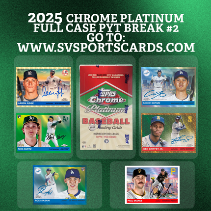 2025 Topps Chrome Platinum '55 Baseball Hobby Case PYT Break #2