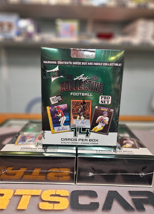 2024 Leaf Collective Football Jumbo Box
