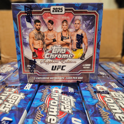 UFC 2025 Topps Chrome Sapphire Box