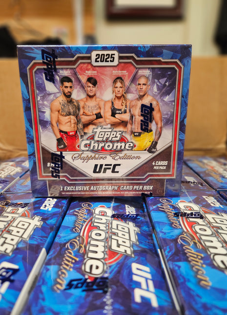UFC 2025 Topps Chrome Sapphire Box