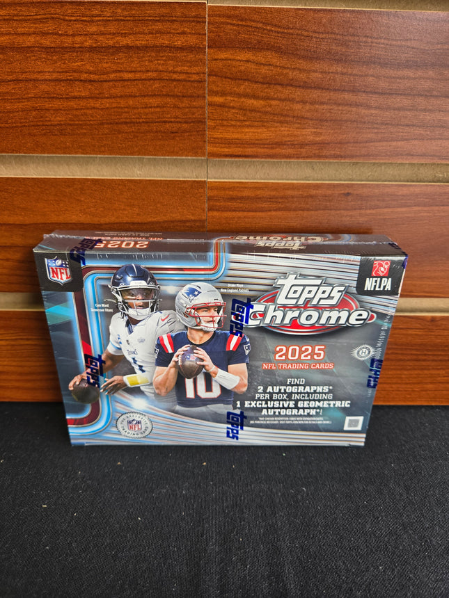 NFL 2025 Topps Chrome Football Breakers Delight Box