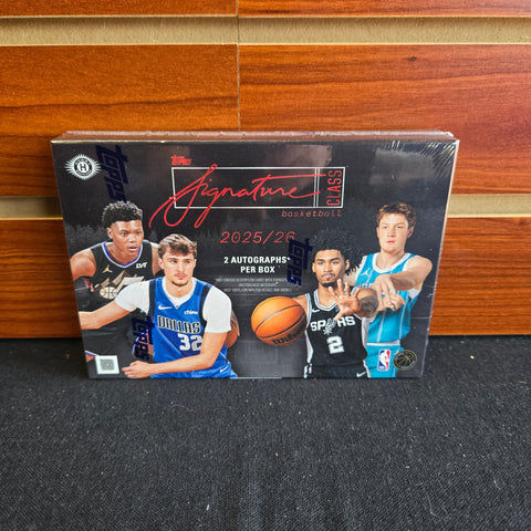NBA 2025-26 Topps Signature Class NBA Hobby Box