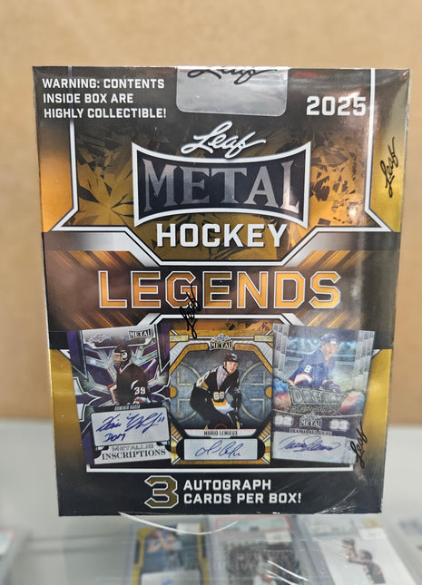 2025 Leaf Metal Hockey Legends Box