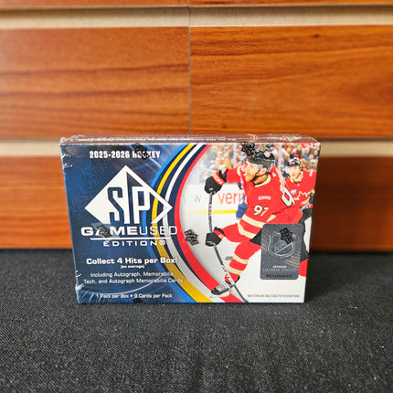 NHL 2025-26 UD Sp Game Used Hockey Box
