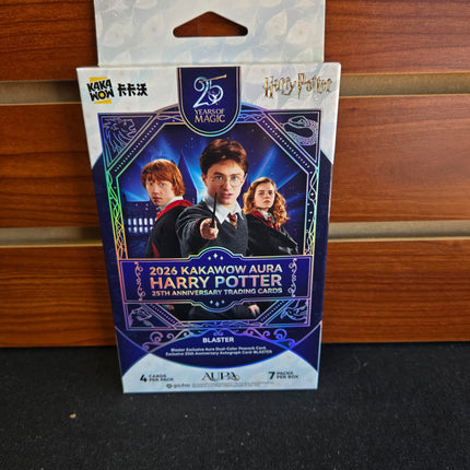 2026 Kakawow Aura Harry Potter 25th Anniversary Blaster Box