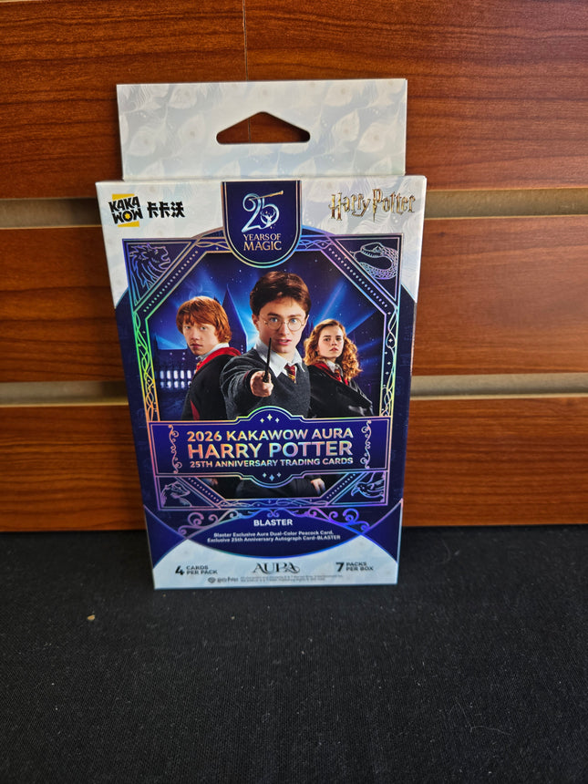 2026 Kakawow Aura Harry Potter 25th Anniversary Blaster Box