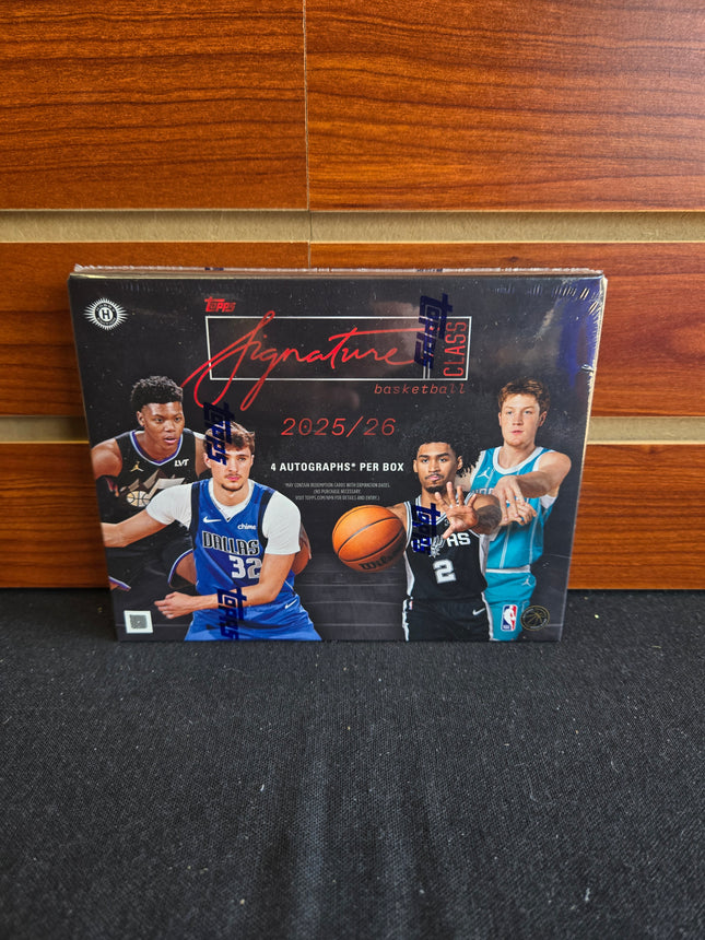 NBA 2025-26 Topps Signature Class NBA Jumbo Box
