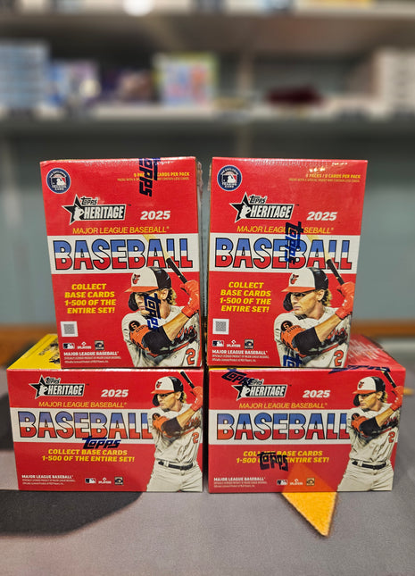 MLB 2025 Topps Heritage Baseball Value Box