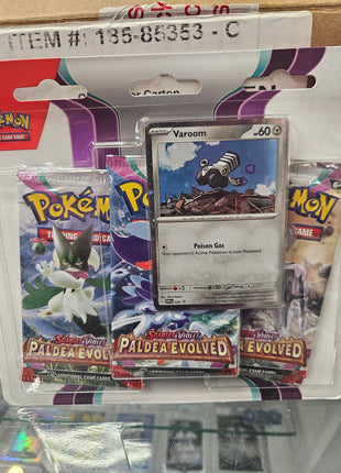 Pokemon Paldea Evolved 3-Pack Blister
