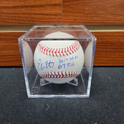 MEM Evan White Signed Baseball