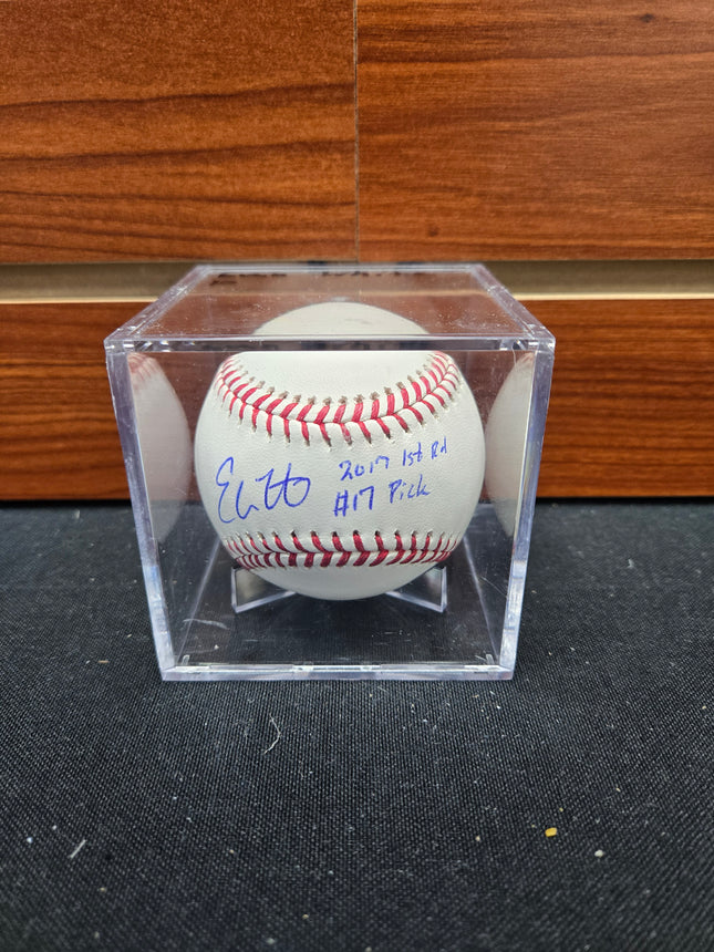 MEM Evan White Signed Baseball