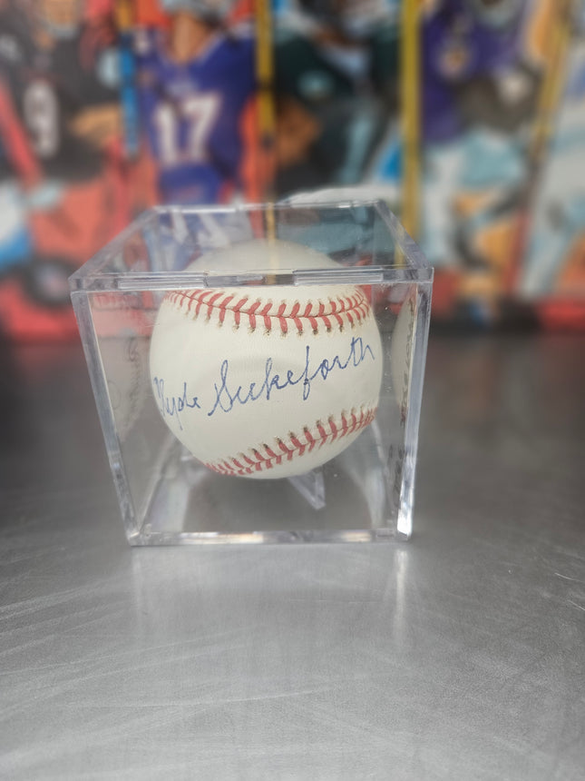 MEM Clyde Sukeforth Signed Baseball