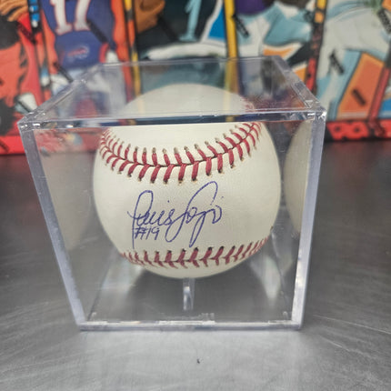 MEM Luis Sojo Signed Baseball