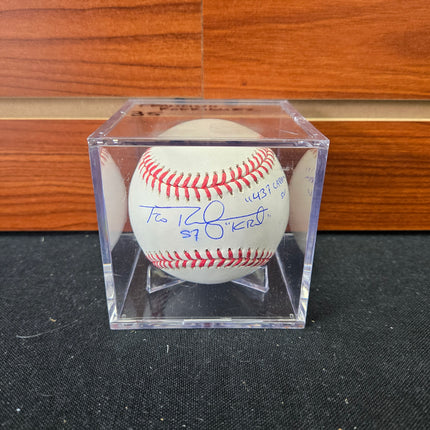MEM Francisco Rodriguez Signed Baseball