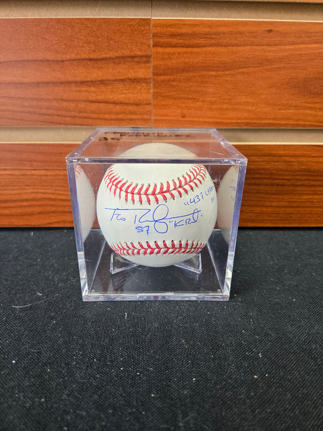 MEM Francisco Rodriguez Signed Baseball