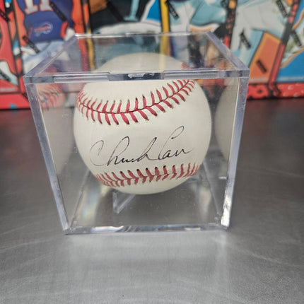 MEM Chuck Carr Signed Baseball