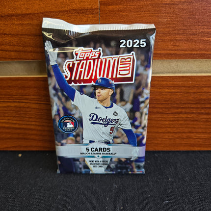 MLB 2025 Topps Stadium Club Baseball Value PACK