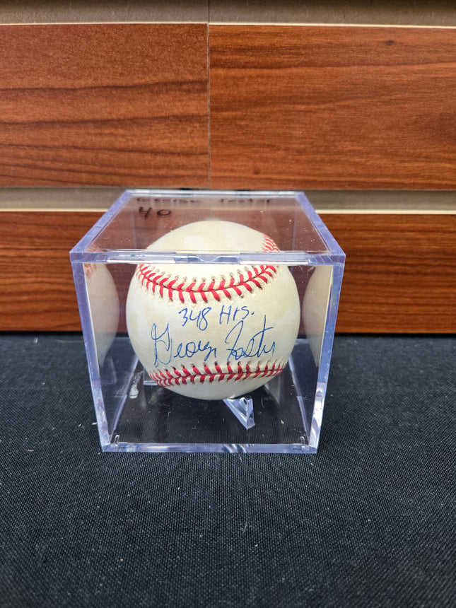 MEM George Foster Signed Baseball