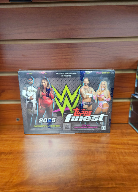 WWE 2025 Topps Finest Hobby Box