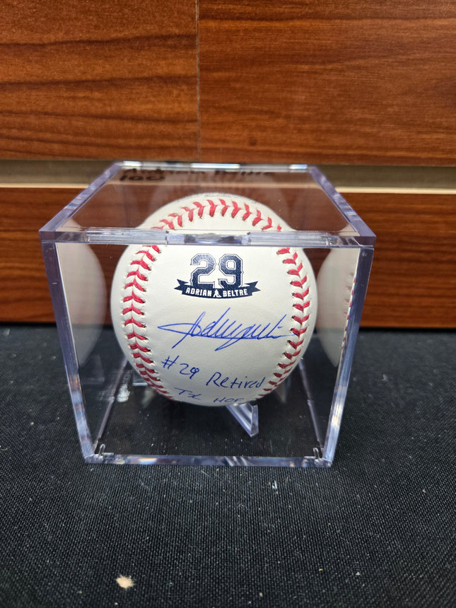 MEM Adrian Beltre Signed Baseball