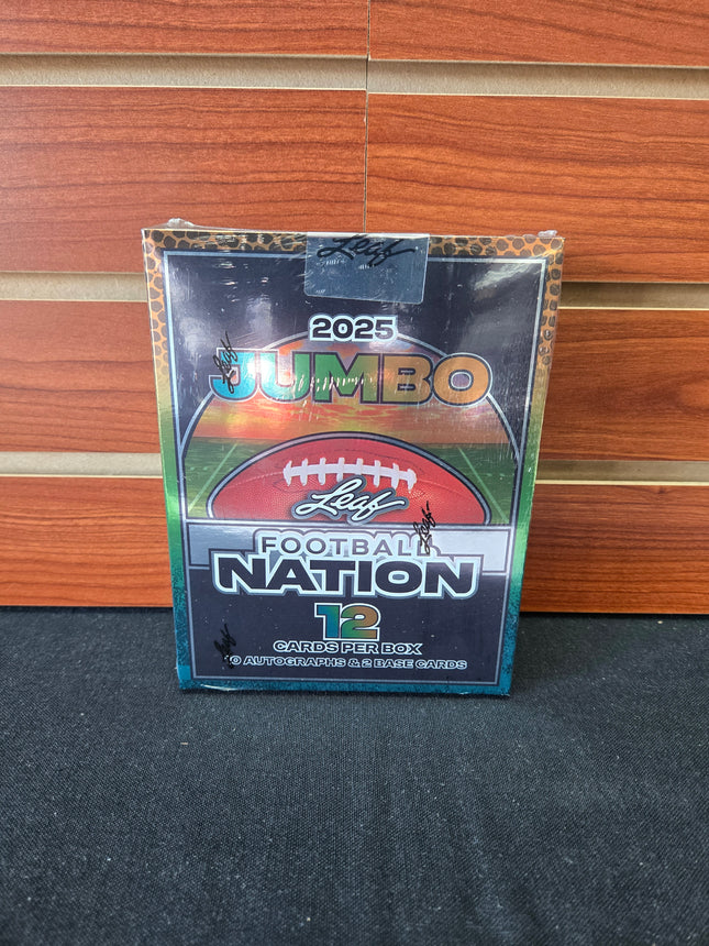 NFL 2025 Leaf Football Nation Jumbo Box