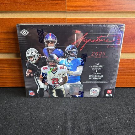 NFL 2025 Topps Signature Class Football Jumbo Box