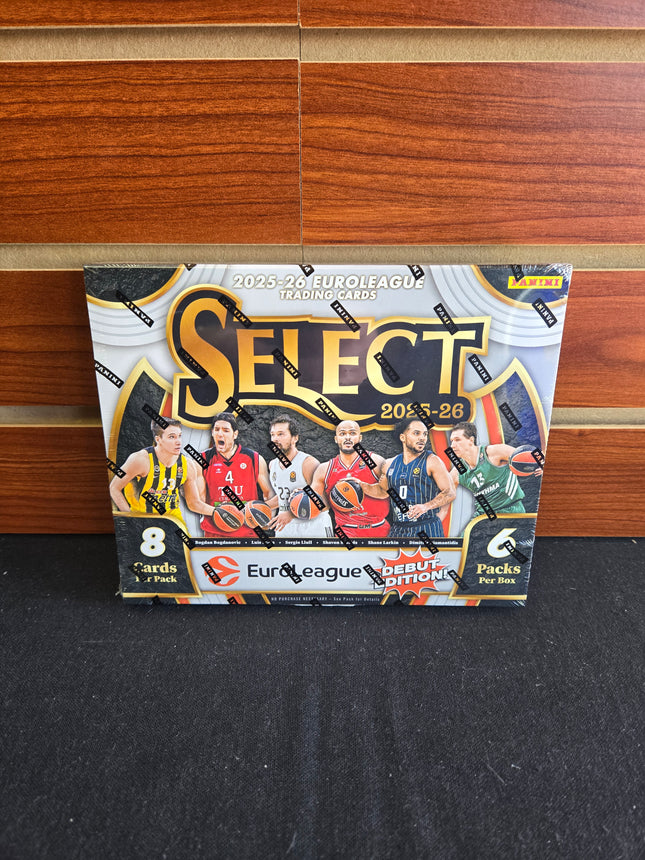 EBL 2025-26 Panini Select EuroLeague Basketball Box
