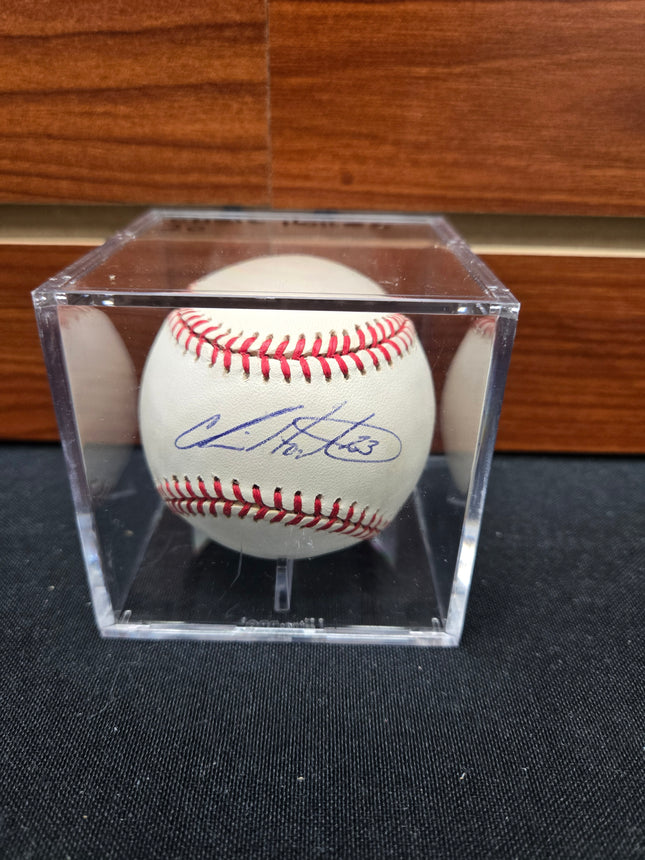 MEM Chris Hoiles Signed Baseball