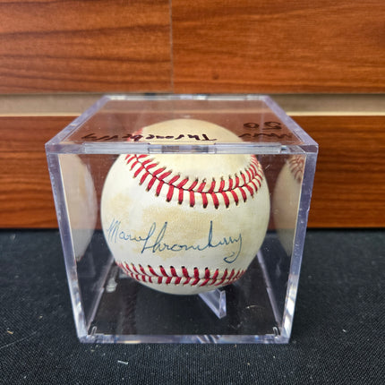 MEM Marv Thorneberry Signed Baseball
