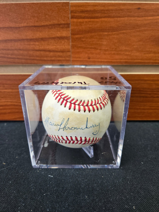 MEM Marv Thorneberry Signed Baseball