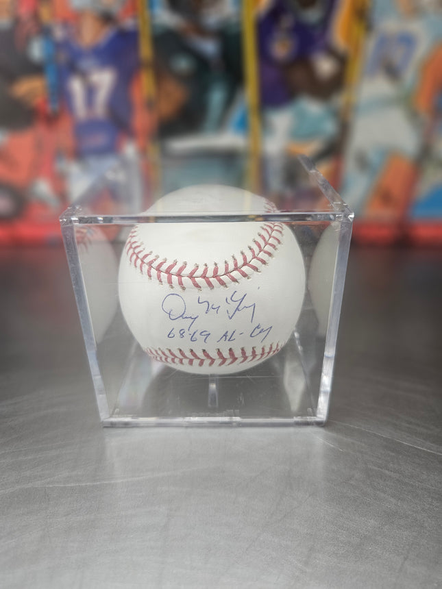 MEM Denny McLain Signed Baseball