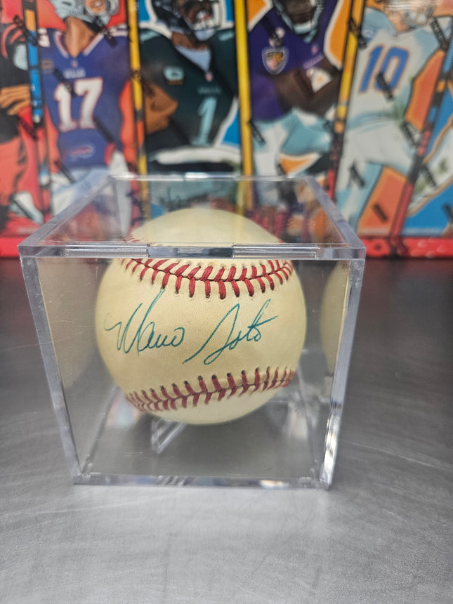 MEM Mario Soto Signed Baseball