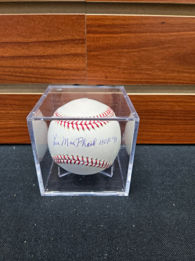 MEM Lee MacPhail Signed Baseball