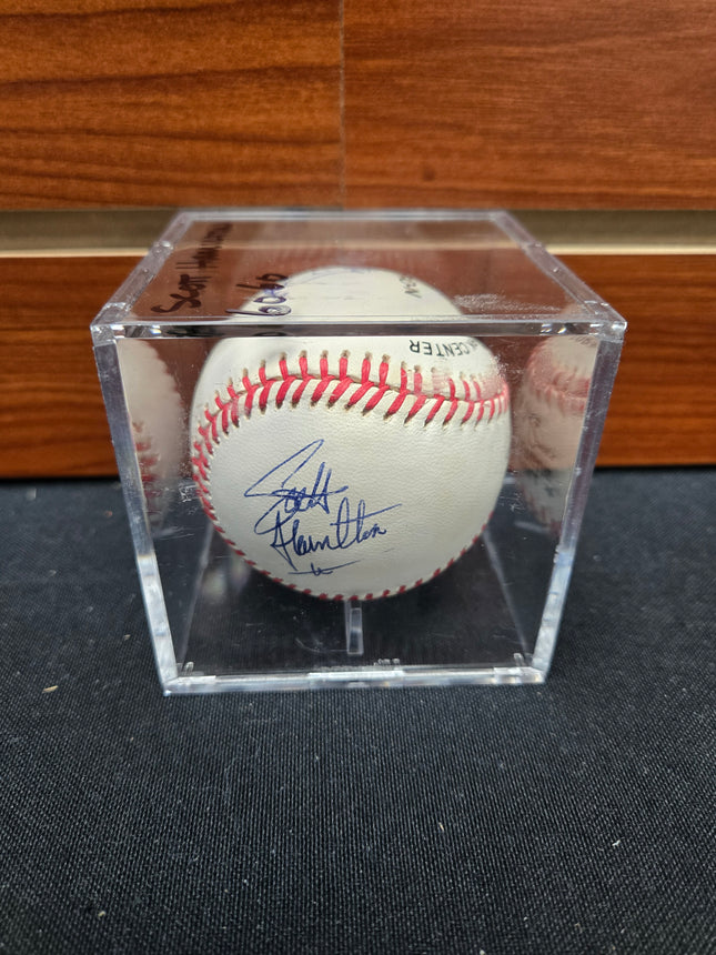 MEM Scott Hamilton Signed Baseball
