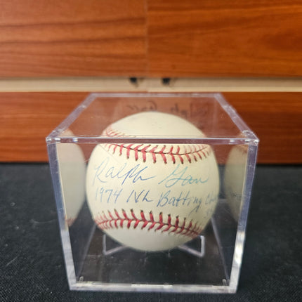 MEM Ralph Garr Signed Baseball