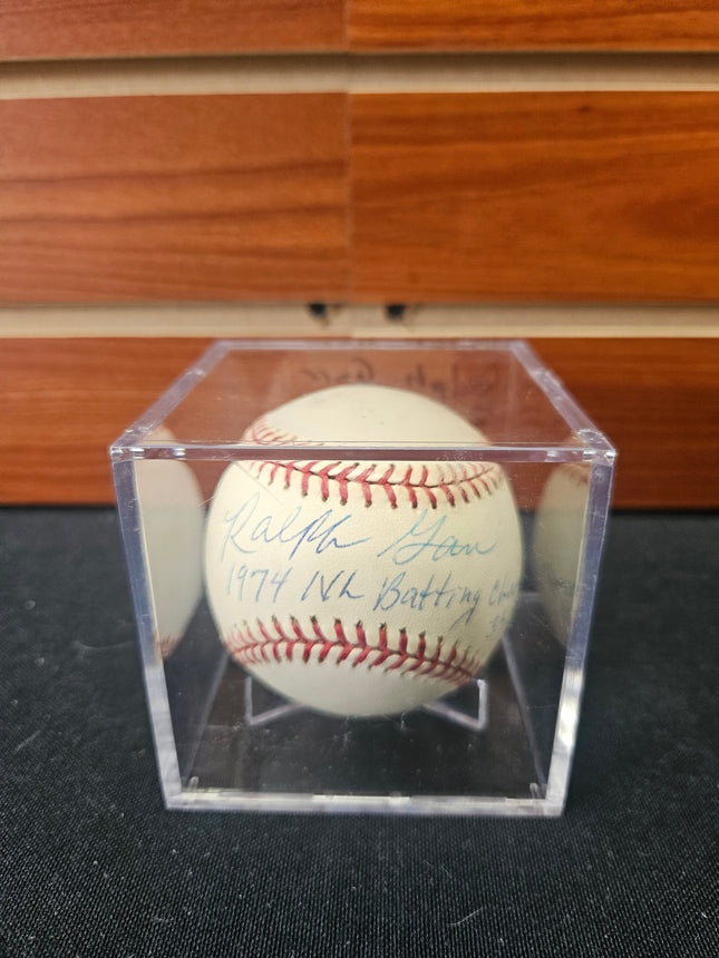 MEM Ralph Garr Signed Baseball