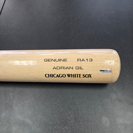MEM Adrian Gil Signed Bat White Sox Game Used