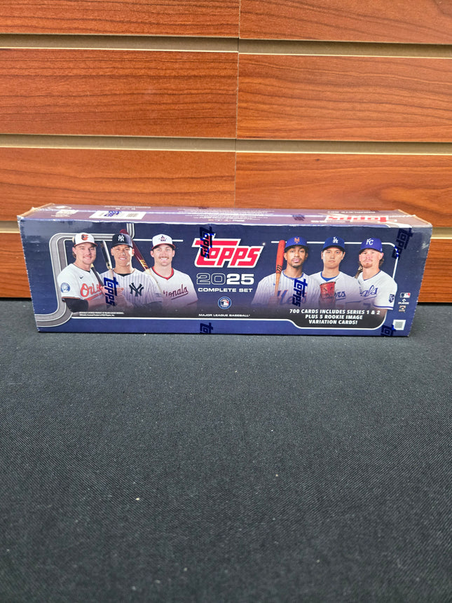 MLB 2025 Topps Complete Set Baseball Blue Box
