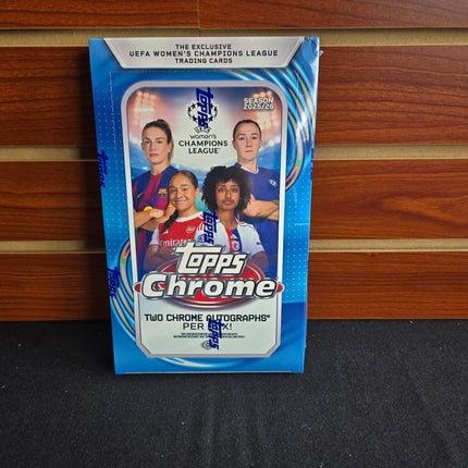 Soccer 2025-26 Topps Chrome Women's Champion League Hobby Box