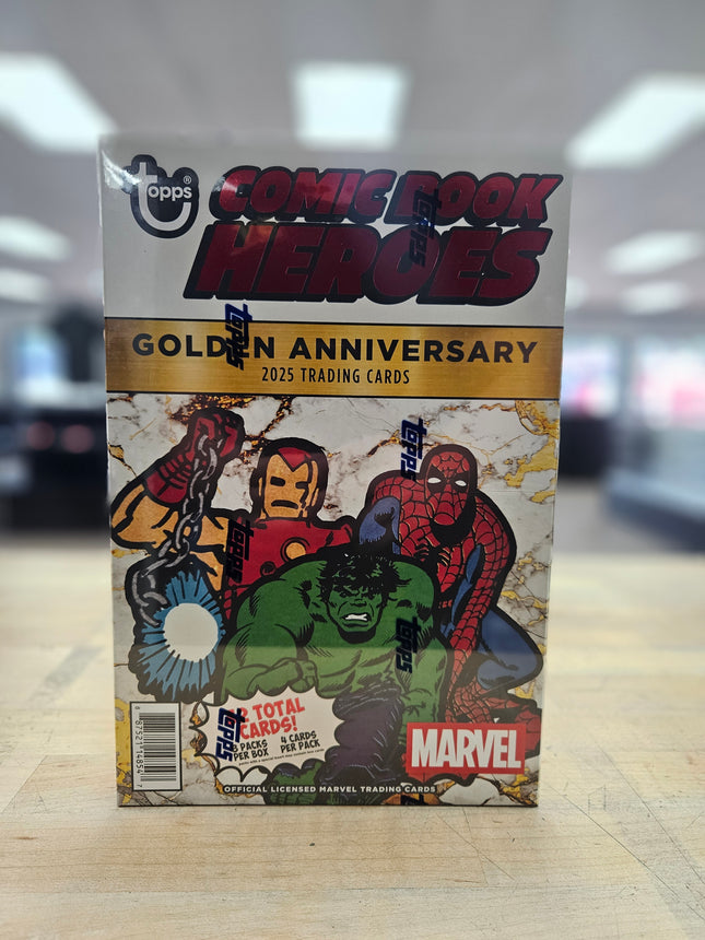 MCU 2025 Topps Marvel Comic Book Heroes Golden Anniversary Box