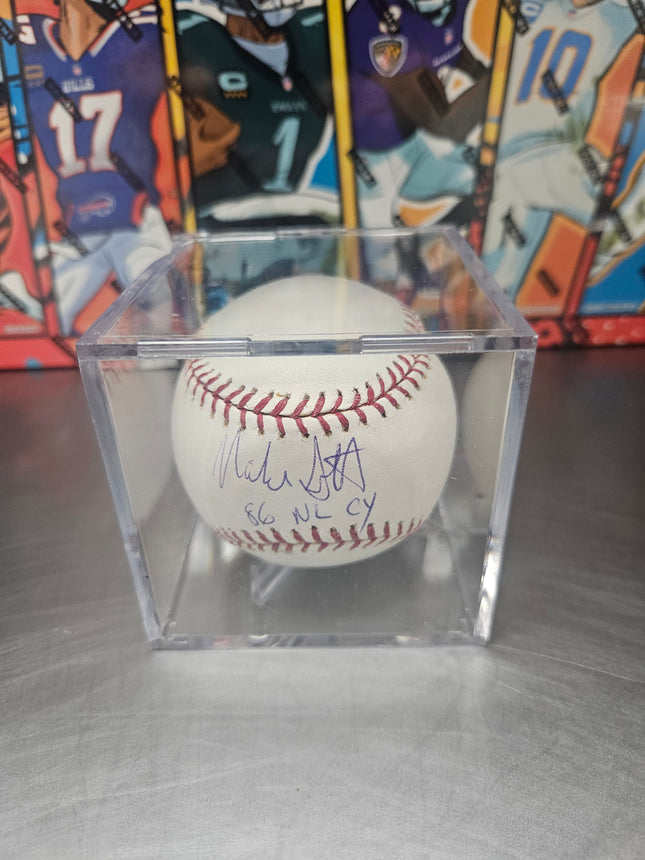 MEM Mike Scott Signed Baseball